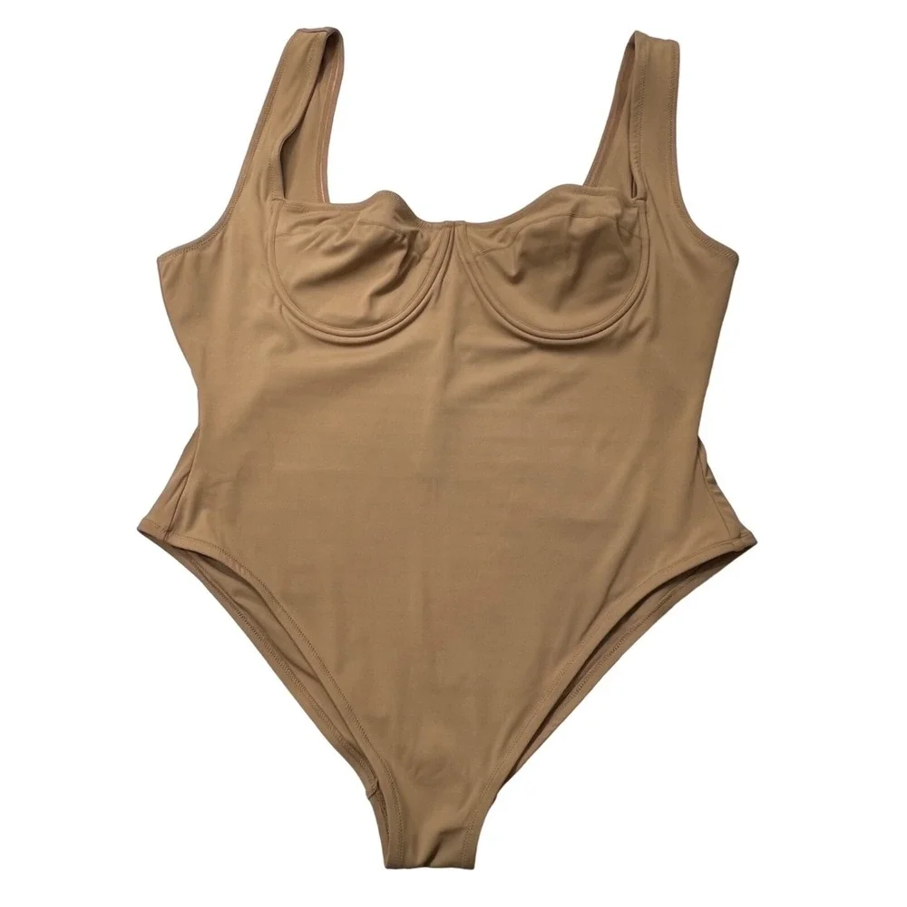 SKIMS Shaping Swim Underwire One Piece‎ Sienna Womens 4X